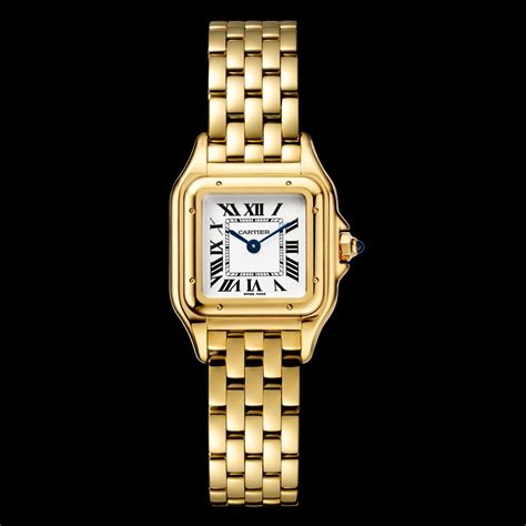 cartier panthere watch small|cartier panthere watch small gold.